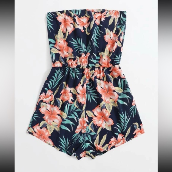 Strapless romper - Picture 2 of 5